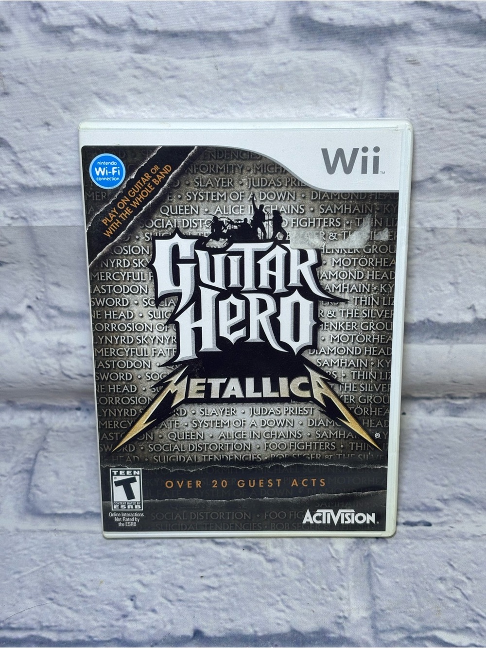 Guitar Hero Metallica (Nintendo Wii 2009) Complete CIB